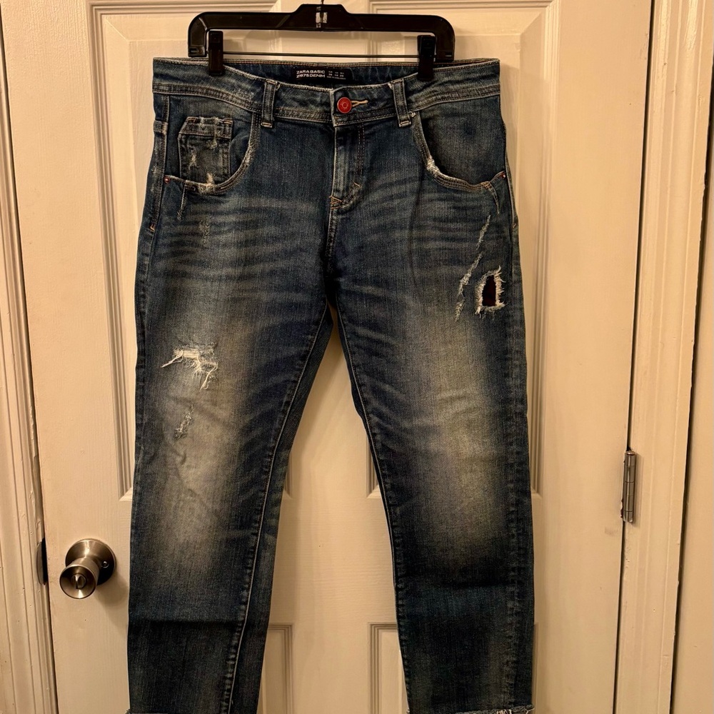Women's Distressed Jeans